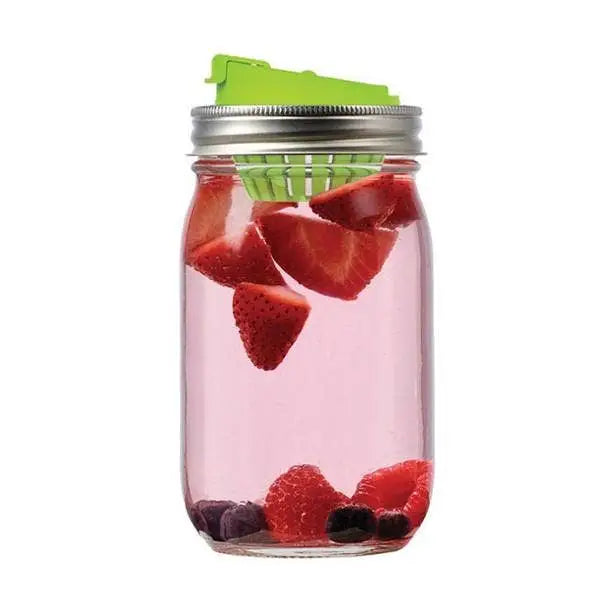 Jarware Plastic Fruit Infuser Lid, Regular Mouth