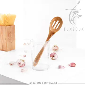 Olivewood Slotted Serving Spoon