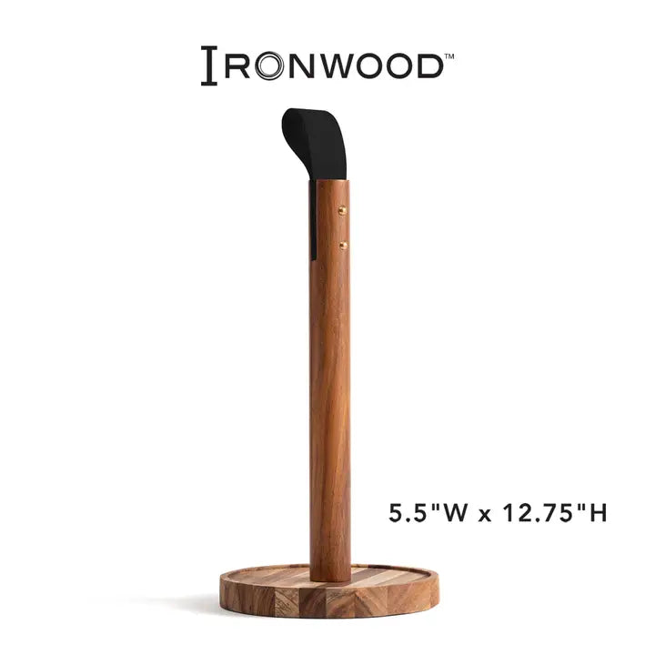 IW Acacia Paper Towel Holder