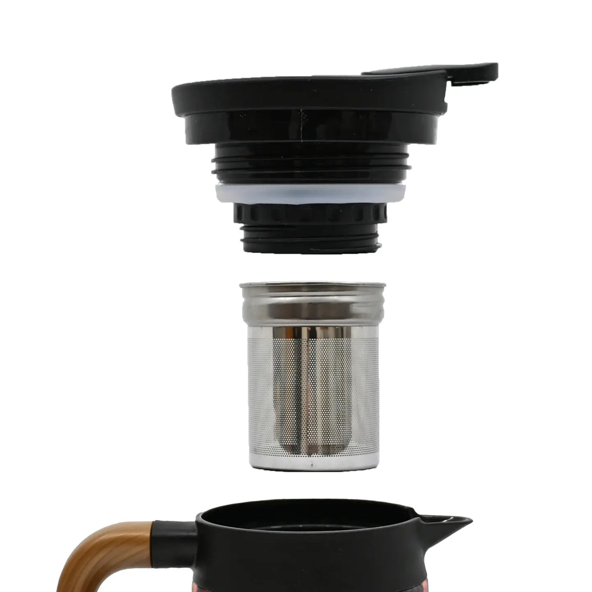 Kiku Flower 32oz Thermal Tea Infuser Kettle
