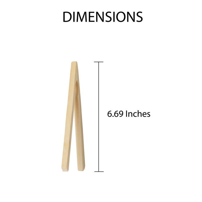 Bamboo 6.75" Toast Tong
