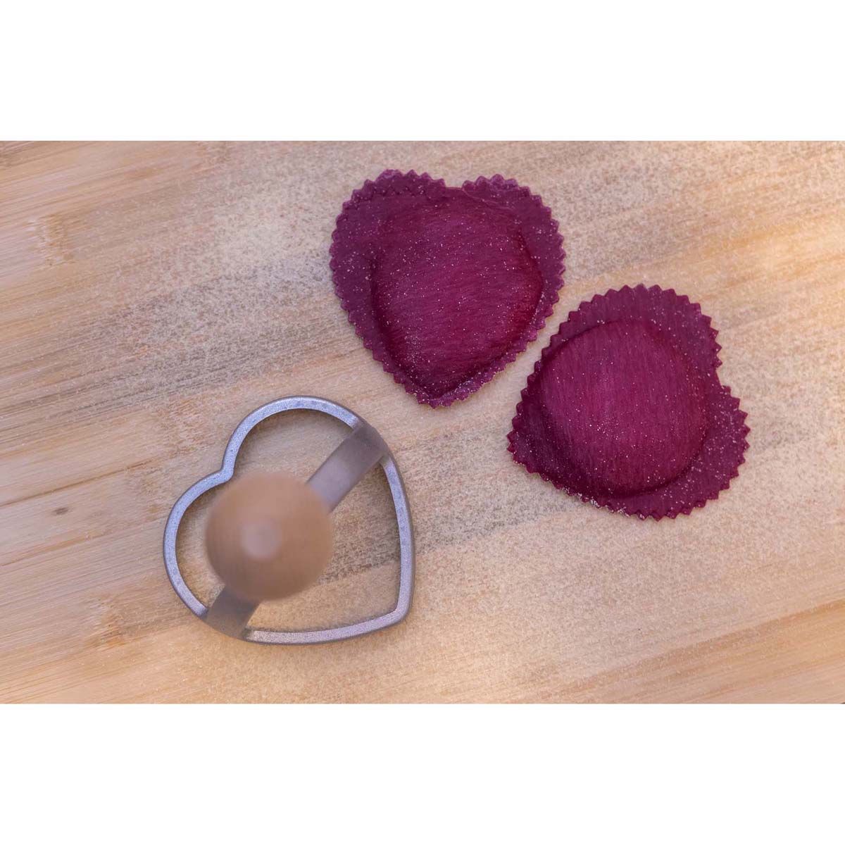 2" Heart Ravioli Stamp, Fantes