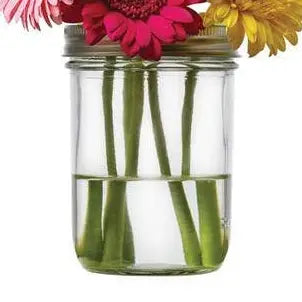 Jarware Flower Grid Lid, Wide Mouth