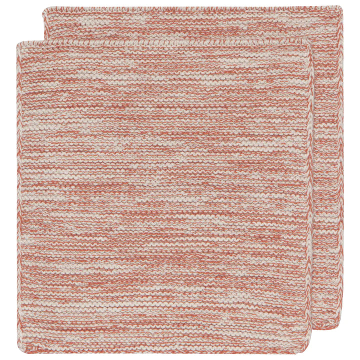 Clay S/2 Knit Dish Cloth