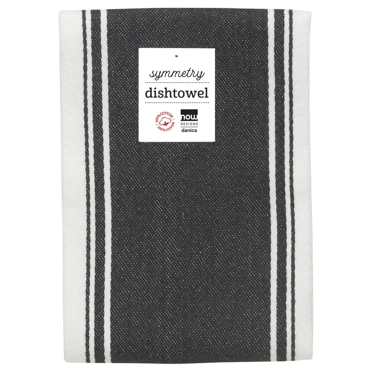 Symmetry Dishtowel Black