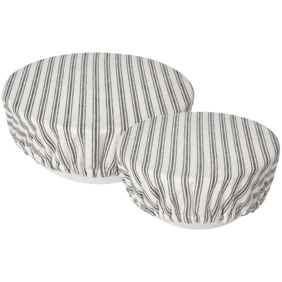 Ticking Stripe S/2 Bowl Covers