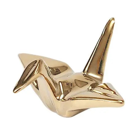 Gold Crane Chopstick Rest