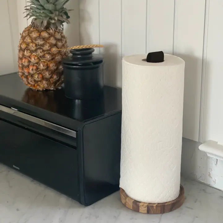IW Acacia Paper Towel Holder