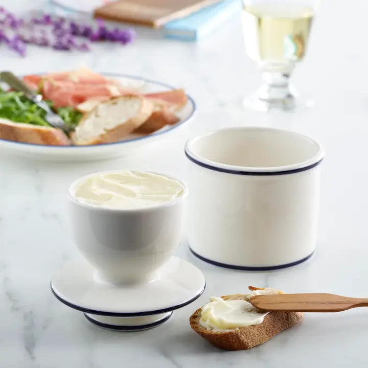 Royal Blue Band Butter Bell