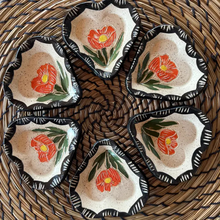 Floral Heart Trinket Dish