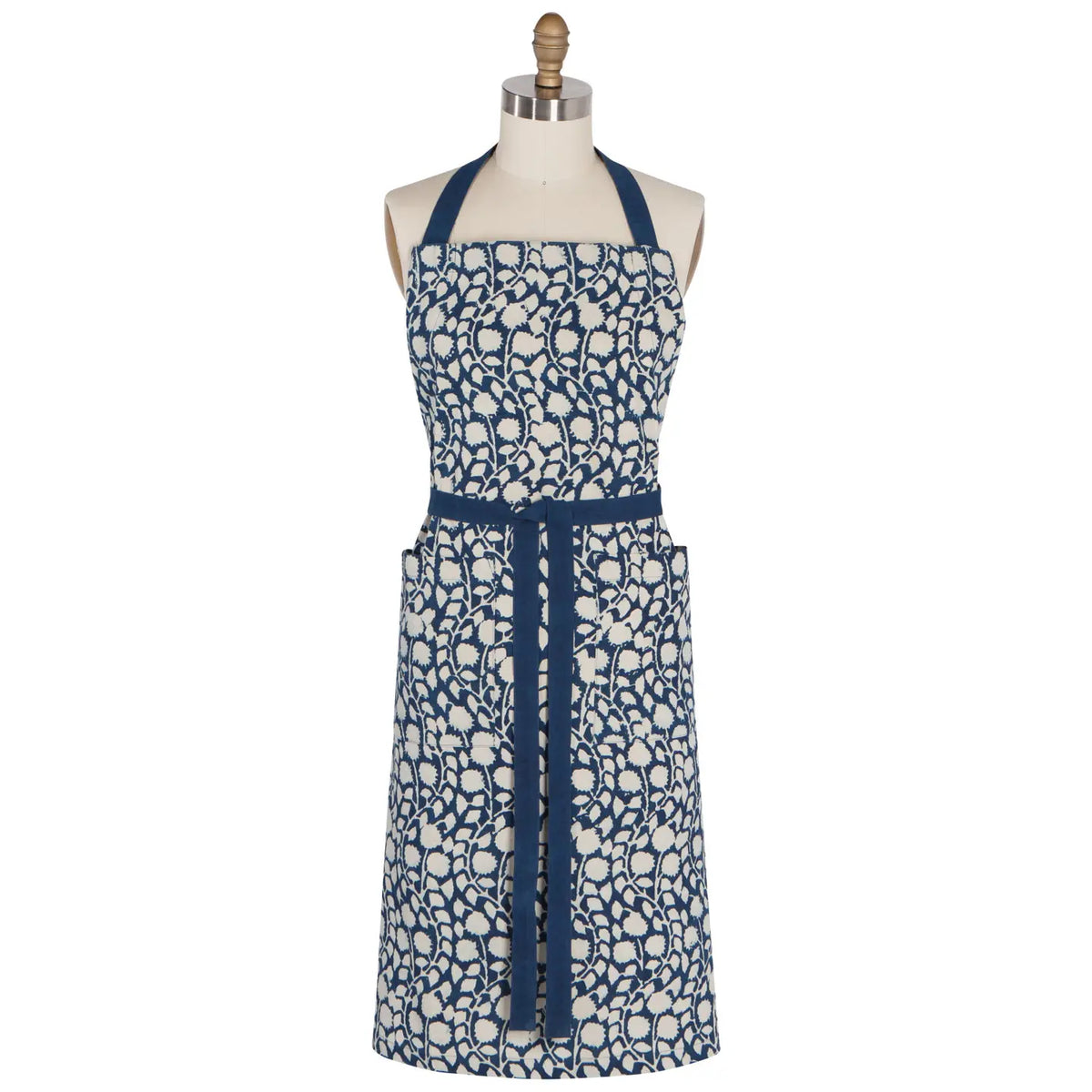 Apron Vinebloom Block Print
