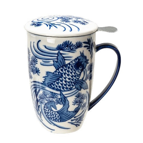 Koi Fish 15oz Tea Infuser Mug