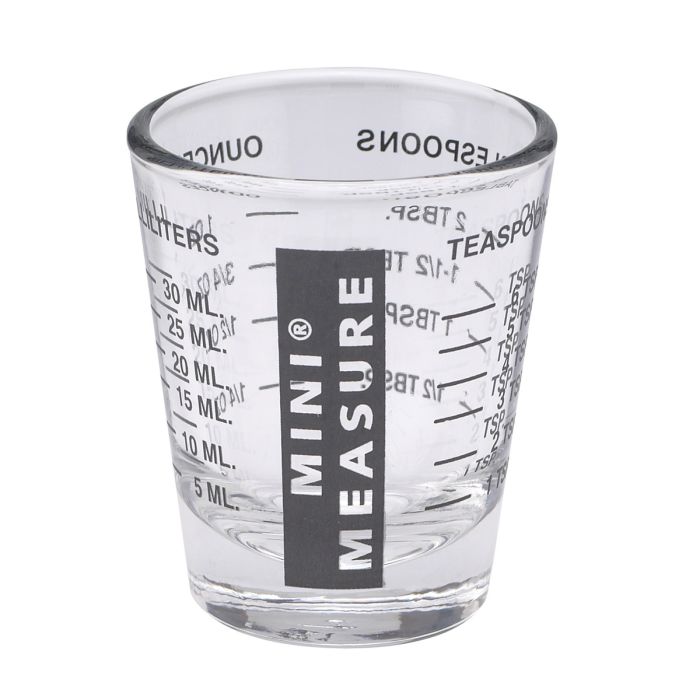 Black Glass Mini Measure