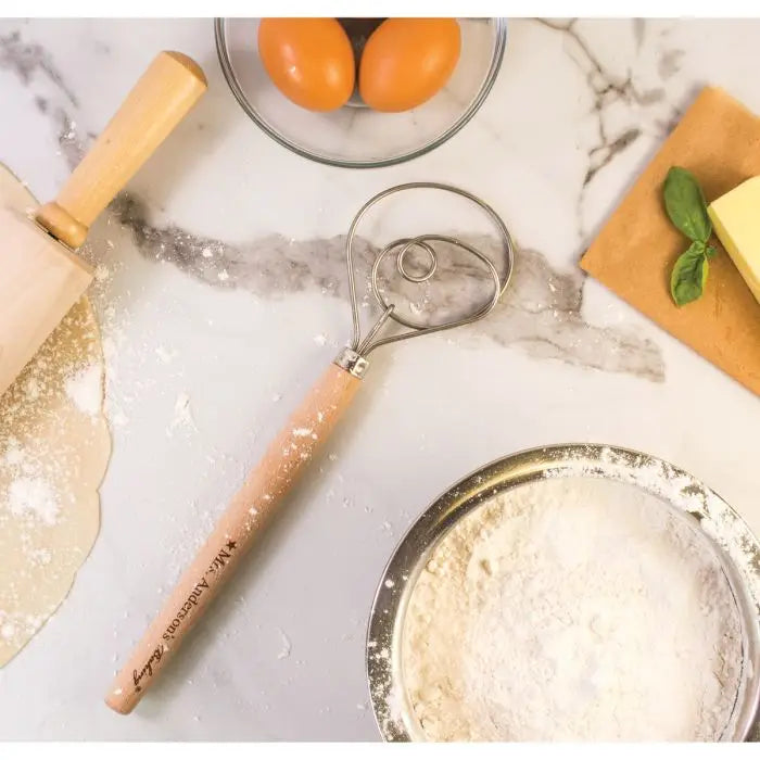 Danish 12" Mrs A Dough Whisk