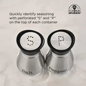 SS/Glass Salt & Pepper Shaker Set