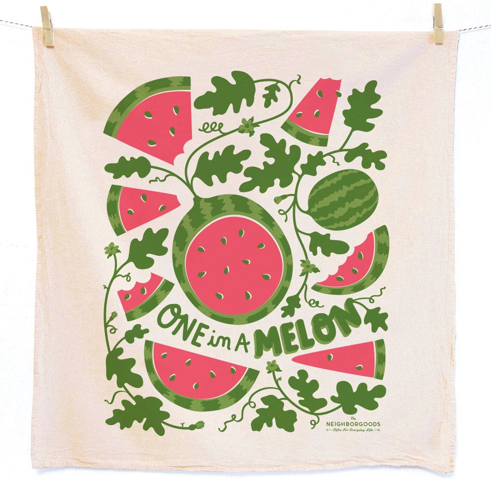 "Fruit Stand" Floursack Dish Towel S/2
