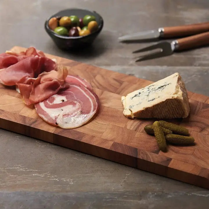 IW Bowery End Grain Cheese Charcuterie Board