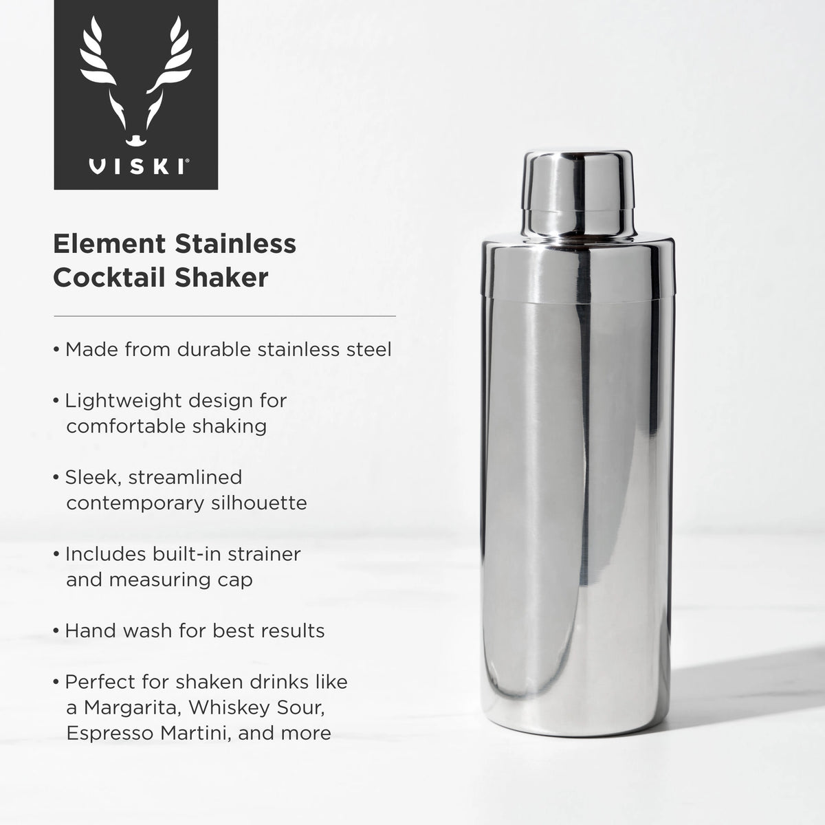 S/S Element Cocktail Shaker