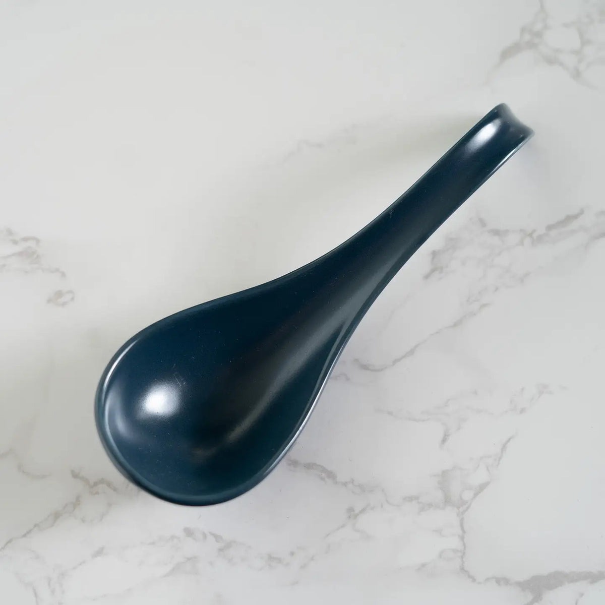 Navy 5.9"L Porcelain Soup Spoon