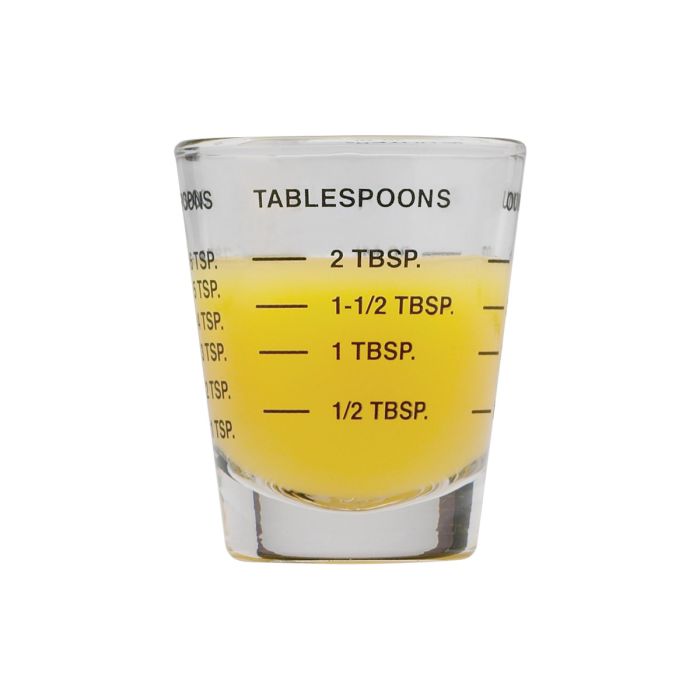Black Glass Mini Measure