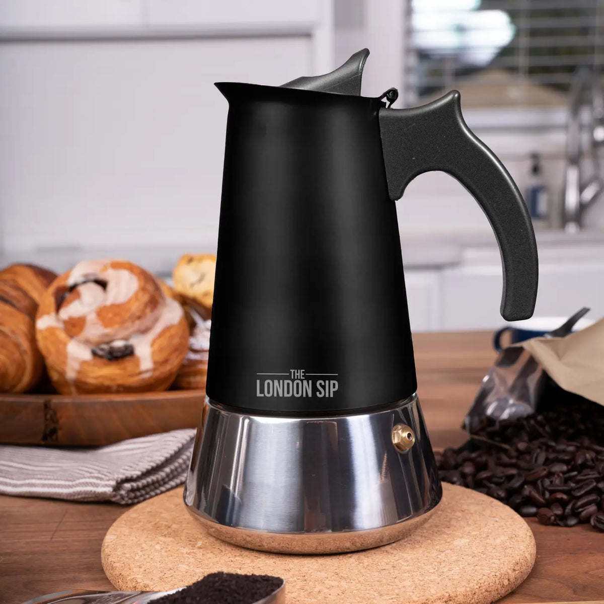6C London Sip Espresso Maker, Black