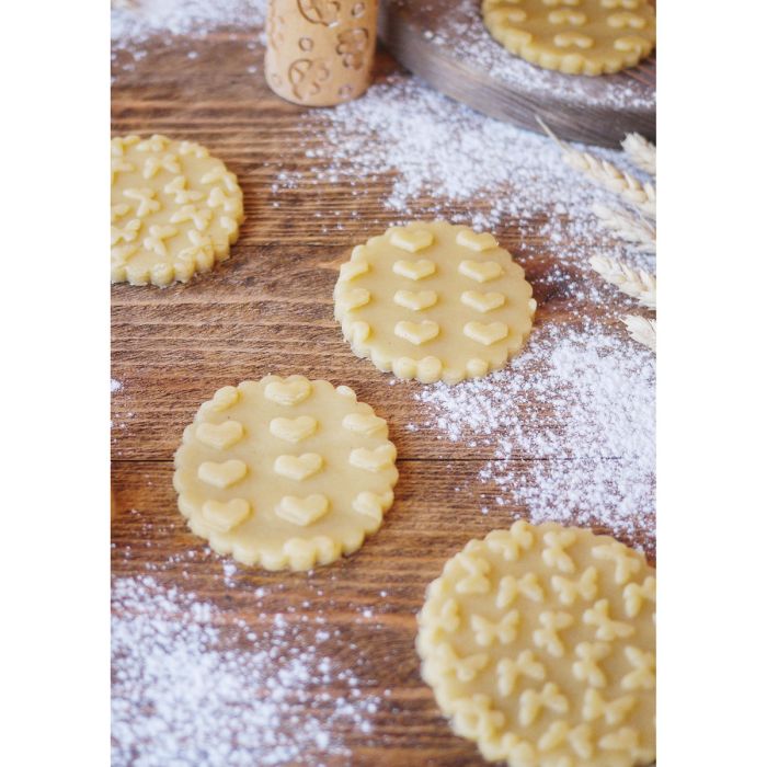 Heart Rolling Pin 8", Mrs A