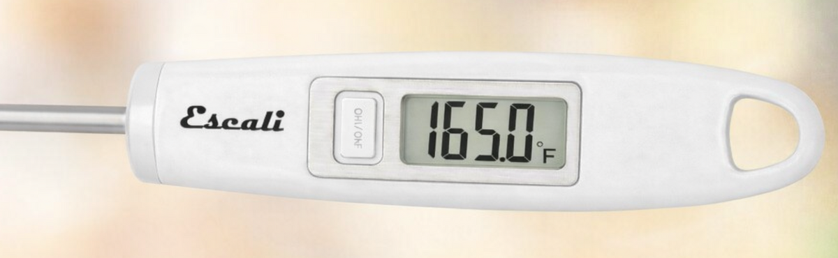 White Gourmet Digital Thermometer CDU