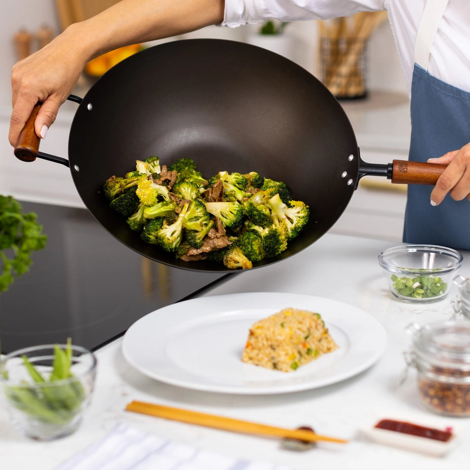 14" Joyce Chen Preseasoned Carbon Steel Wok