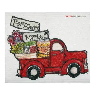 Swedish Dishcloth, Farmers Market Truck
