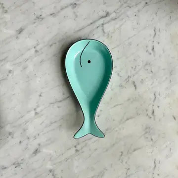 Whale Ceramic Spoon Rest