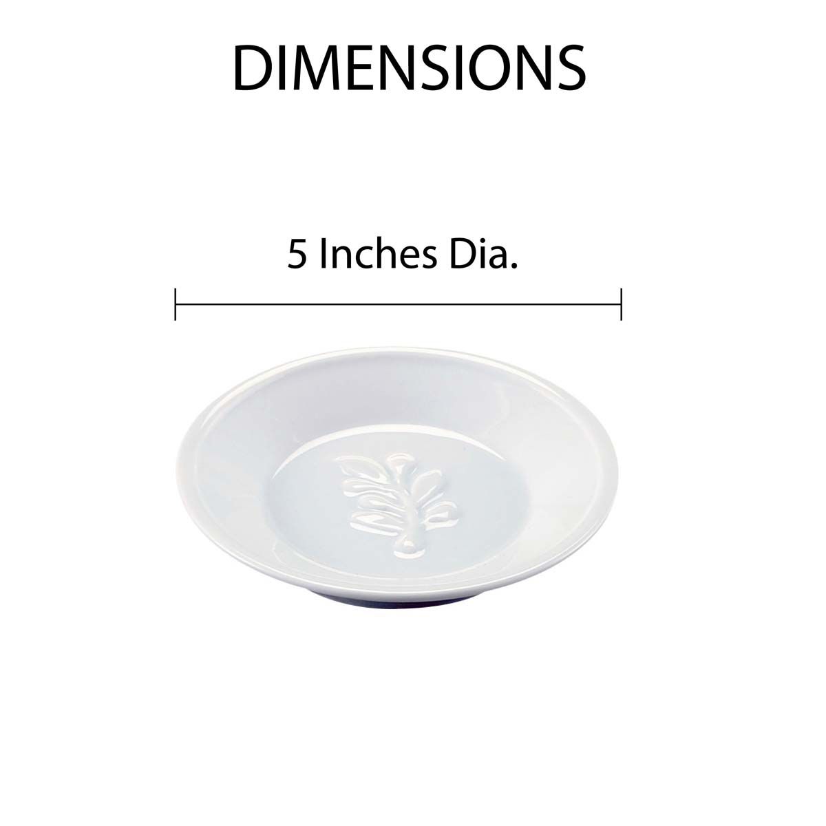 Olive Oil Dipping Dish, Embossed