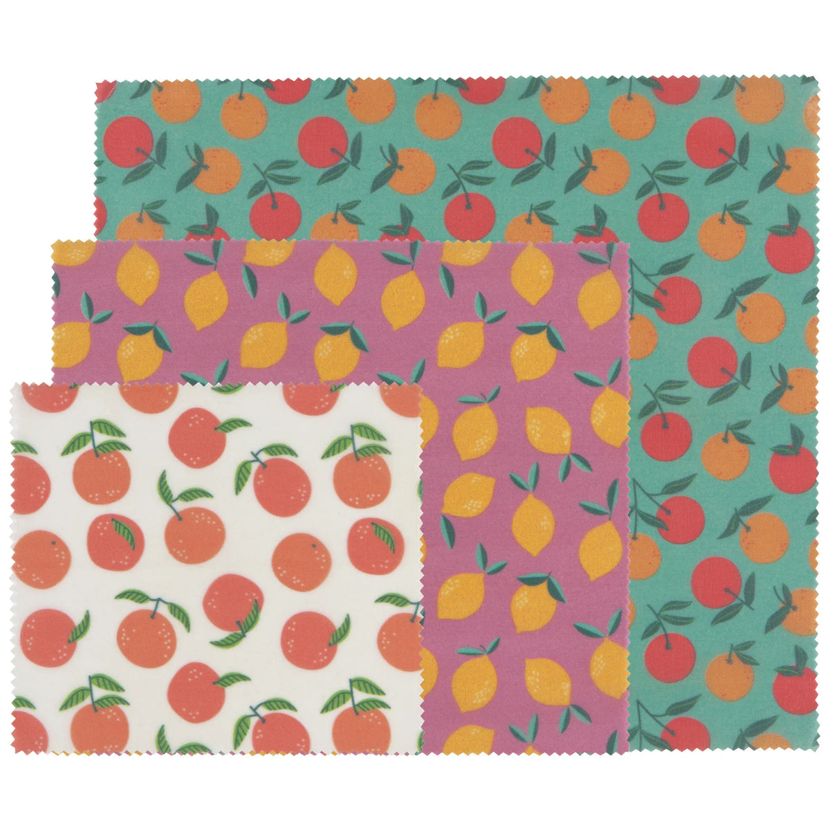 Citrus S/3 Beeswax Wrap