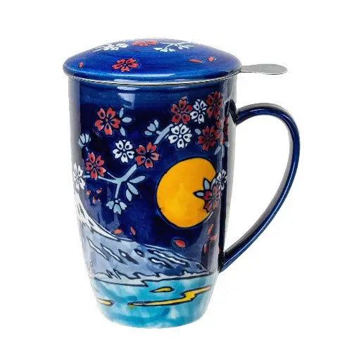 Fuji Mountain 15oz Tea Infuser Mug