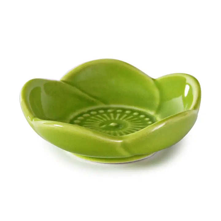 Green 3" Cherry Blossom Sauce Dish
