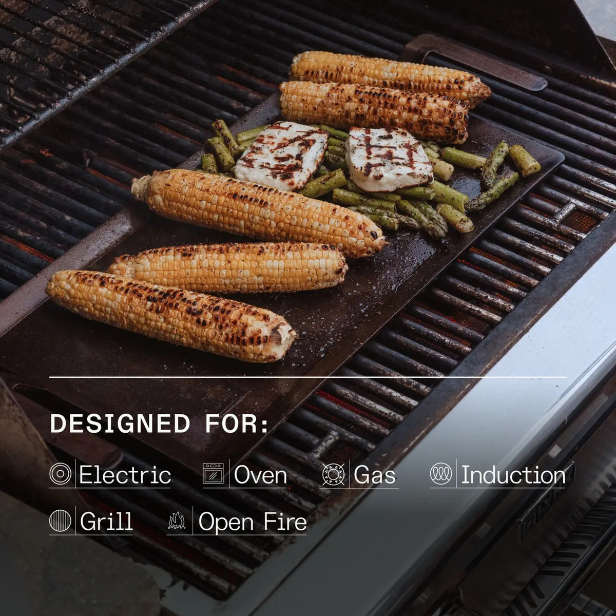 Carbon Steel Griddle, 17.5" x 8.5"