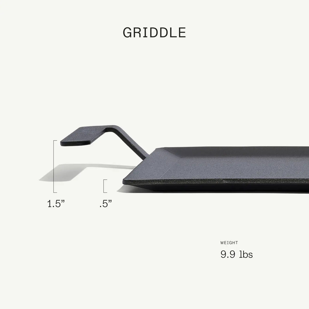 Carbon Steel Griddle, 17.5" x 8.5"