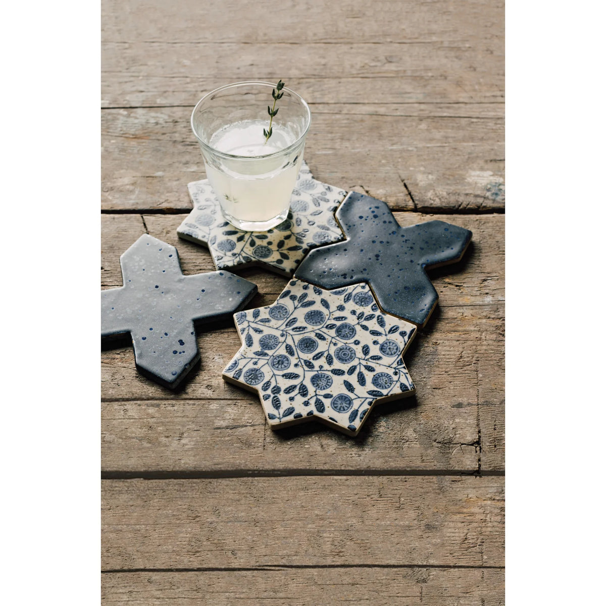 Calendula Set of 4 Element Coaster & Trivet
