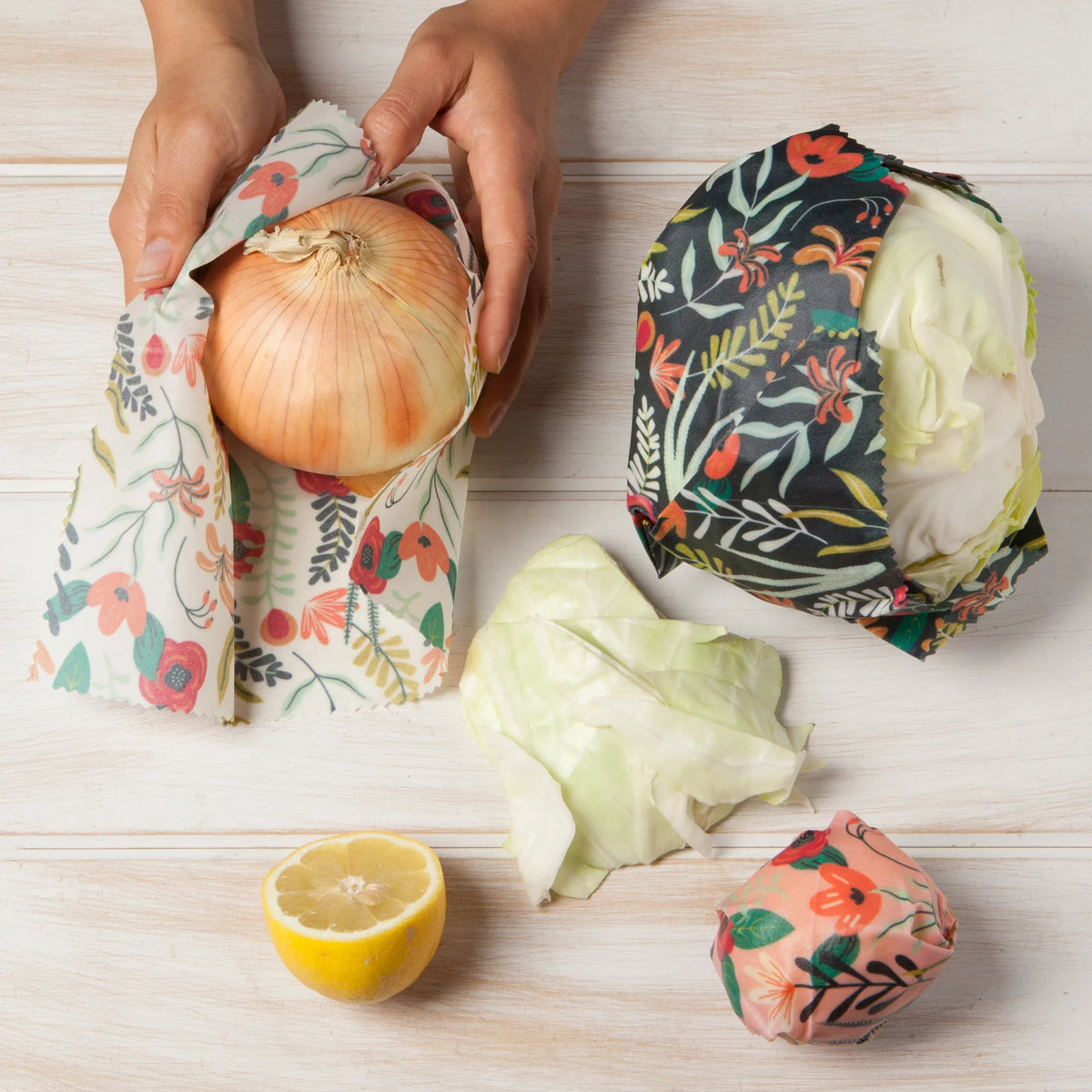 Floral S/3 Beeswax Wrap