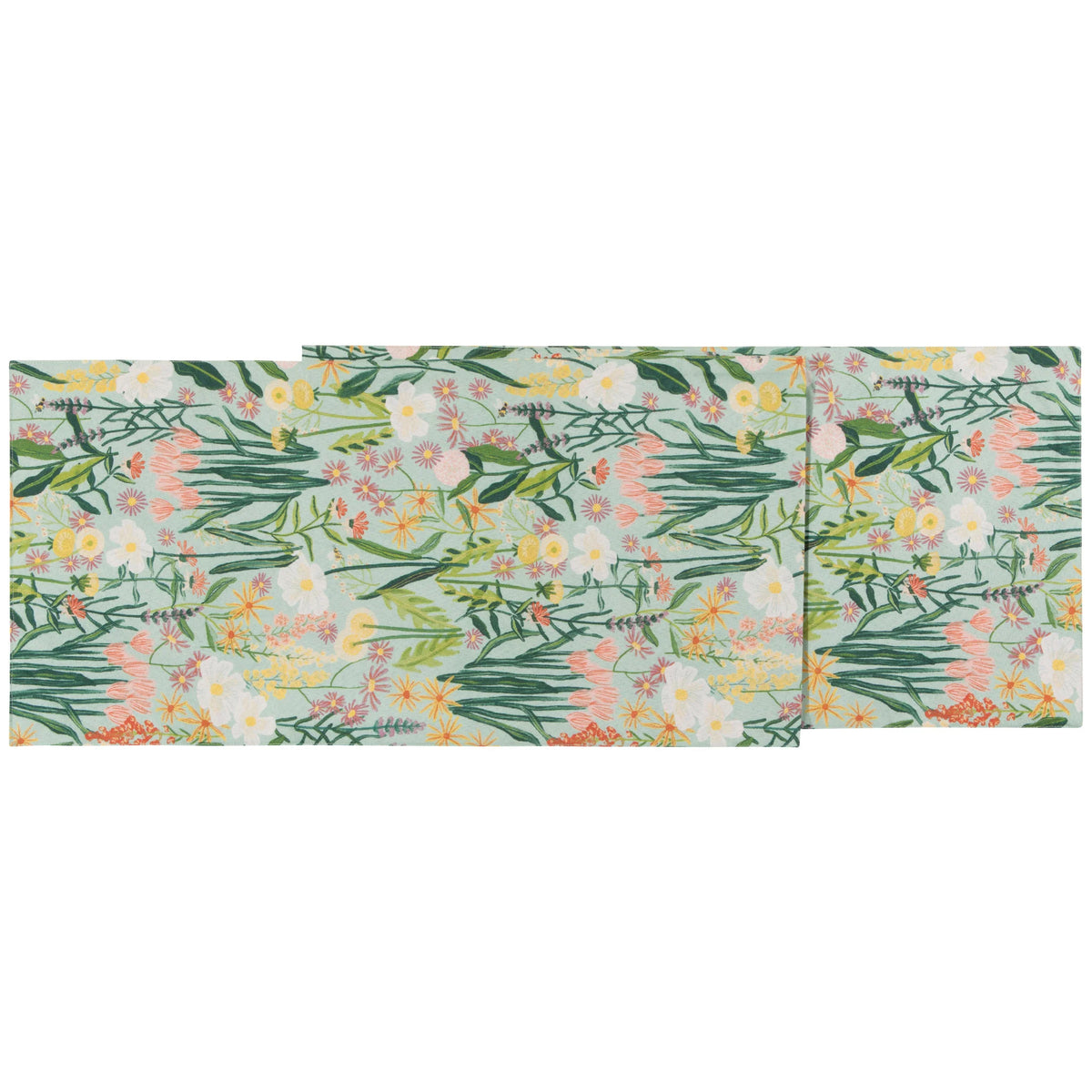 72" Clean Coast Bees & Blooms Table Runner