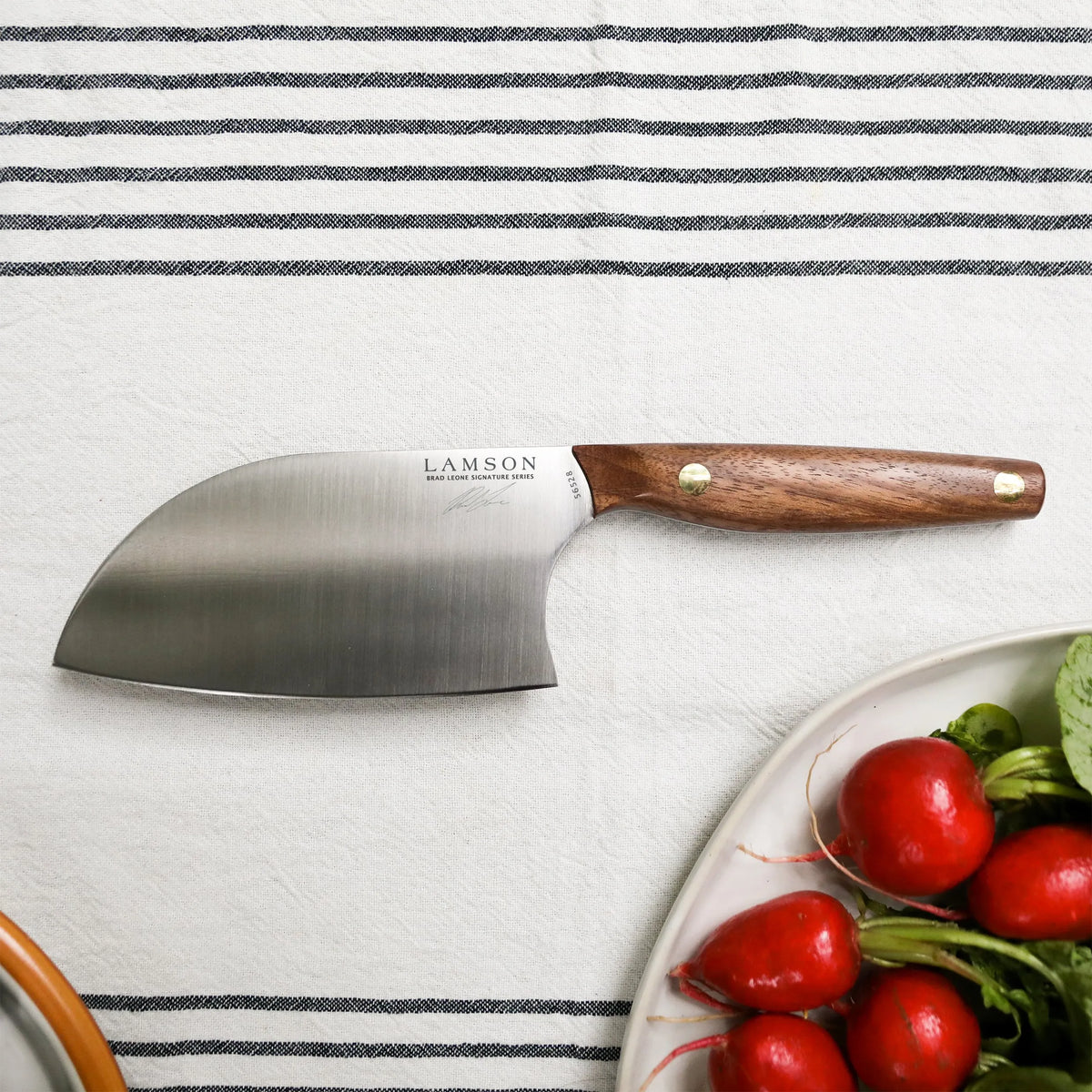 Brad Leone 6" Chinese Santoku Cleaver, Walnut