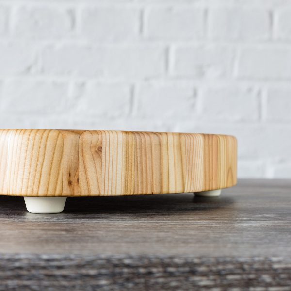 Curved End Board 15 x 9.5" x 1.5" Premium Larch Wood