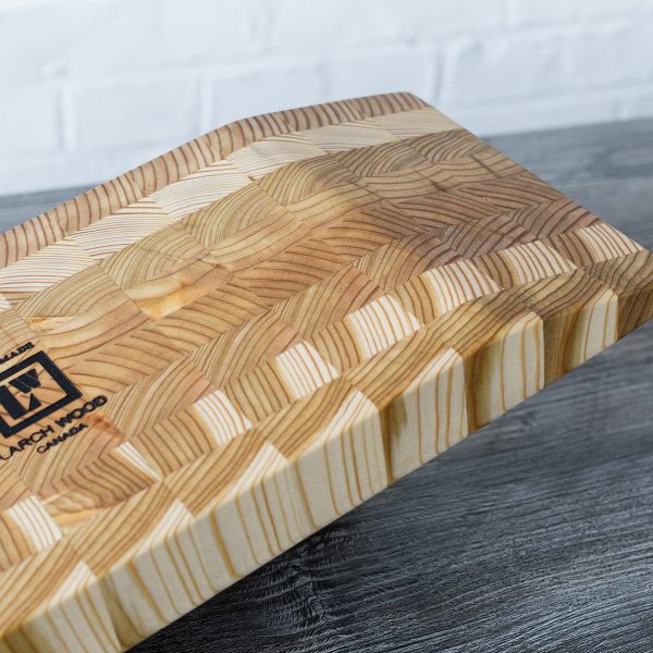 Ki Small Serving Board 16" x 6.25" x 1.5", Premium Larch Wood