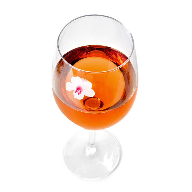Floral Drink Markers S/6