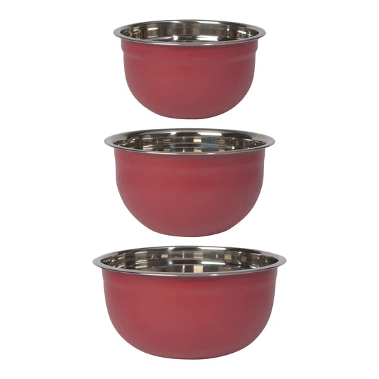Carmine S/3 Mixing Bowls