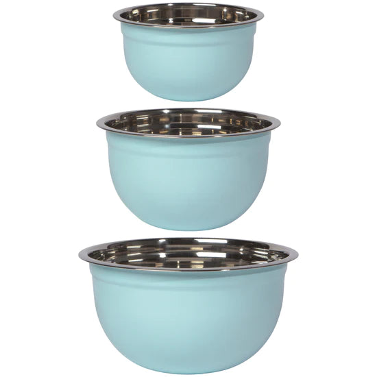 Robin's Egg S/3 Mixing Bowls