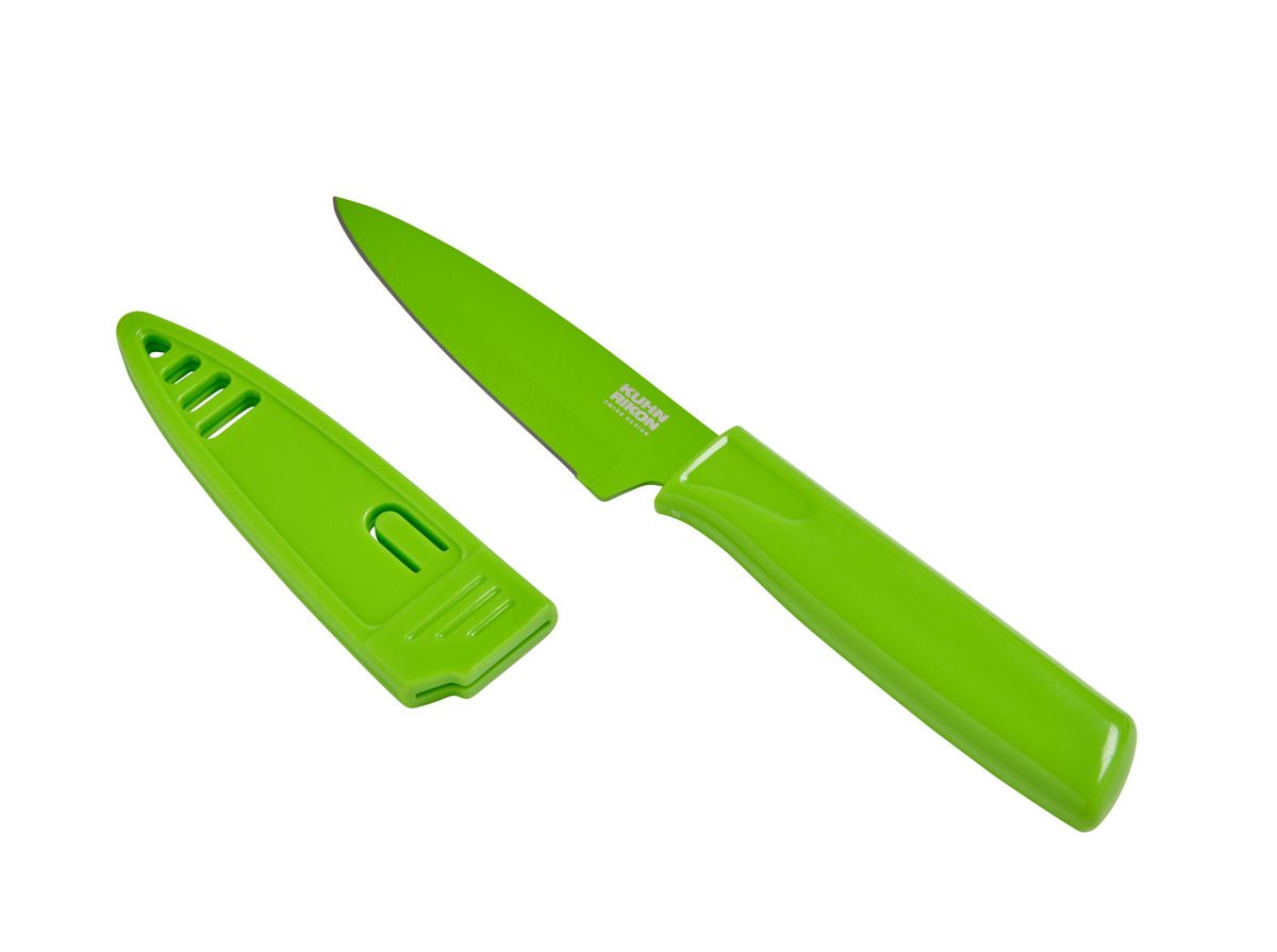 Green Colori Paring Knife