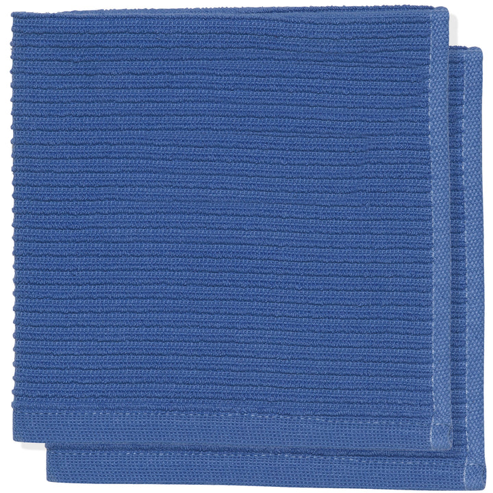 S/2 Dishcloth Royal Blue Ripple