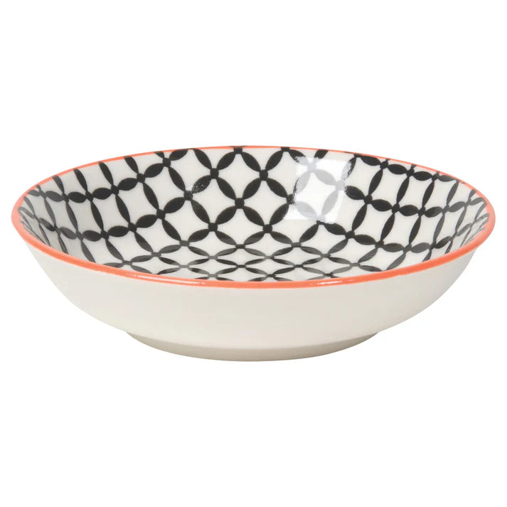 Black Lattice Dip Bowl