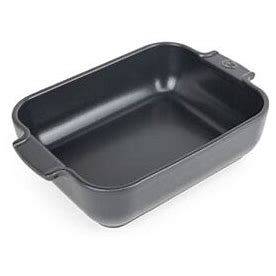 12.5" Rectangular Slate Ceramic Baking Dish