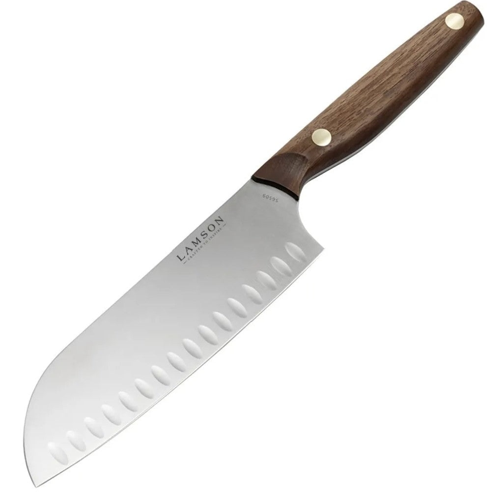Vintage 7" Walnut Santoku Knife
